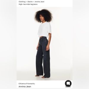 Citizens of Humanity Annina Jeans High Rise Wide Leg